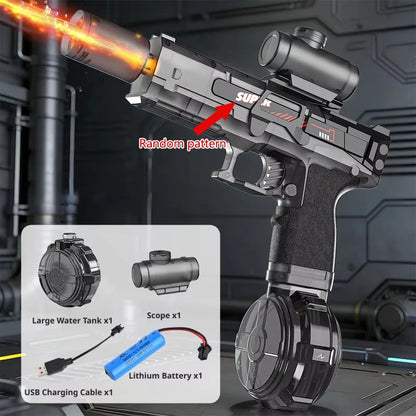 Electric Water Guns For Adults Powerful Squirt Automatic Water Suction Water Blasters Summer Outdoor Beach Toy For boys Kid Gift