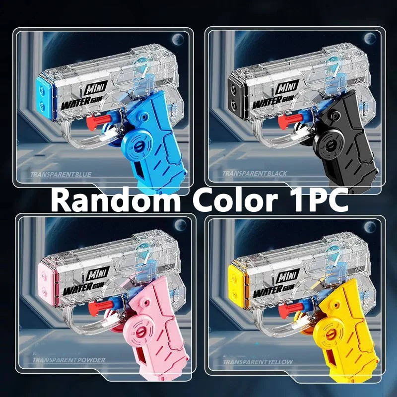 NEW Foldable Manual Water Gun Fingertip Gyroscope Fidget Toy Summer Pool Beach Shooting Games Outdoor Toys Gifts for Boys Girls