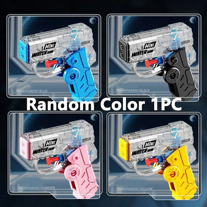 NEW Foldable Manual Water Gun Fingertip Gyroscope Fidget Toy Summer Pool Beach Shooting Games Outdoor Toys Gifts for Boys Girls