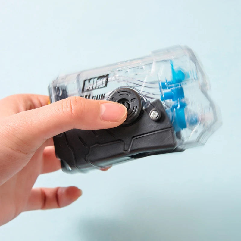 NEW Foldable Manual Water Gun Fingertip Gyroscope Fidget Toy Summer Pool Beach Shooting Games Outdoor Toys Gifts for Boys Girls