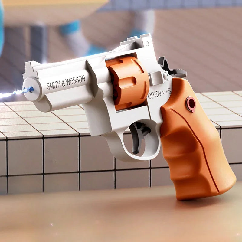 Mini Water Gun Revolver Water Gun Summer Beach Water Battle Bathroom Swimm Pool Play Toy Children Repeate Water Gun Summer Gift
