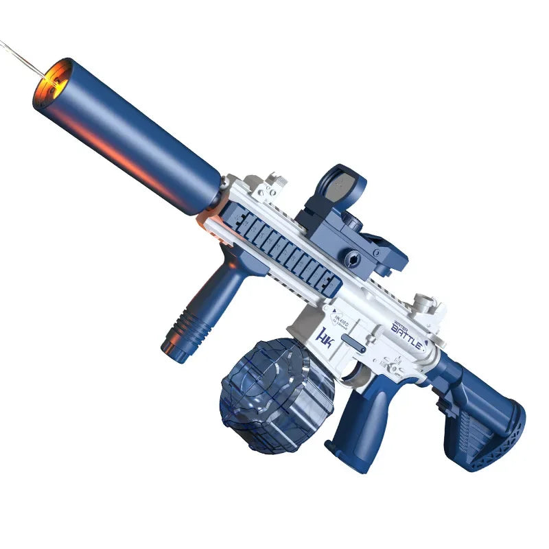 Electric Water Gun M416 Pistol Shooting Lighting Toy Gun Full Automatic Summer Pool Beach Toy For Kids Children Boys Girls Adult