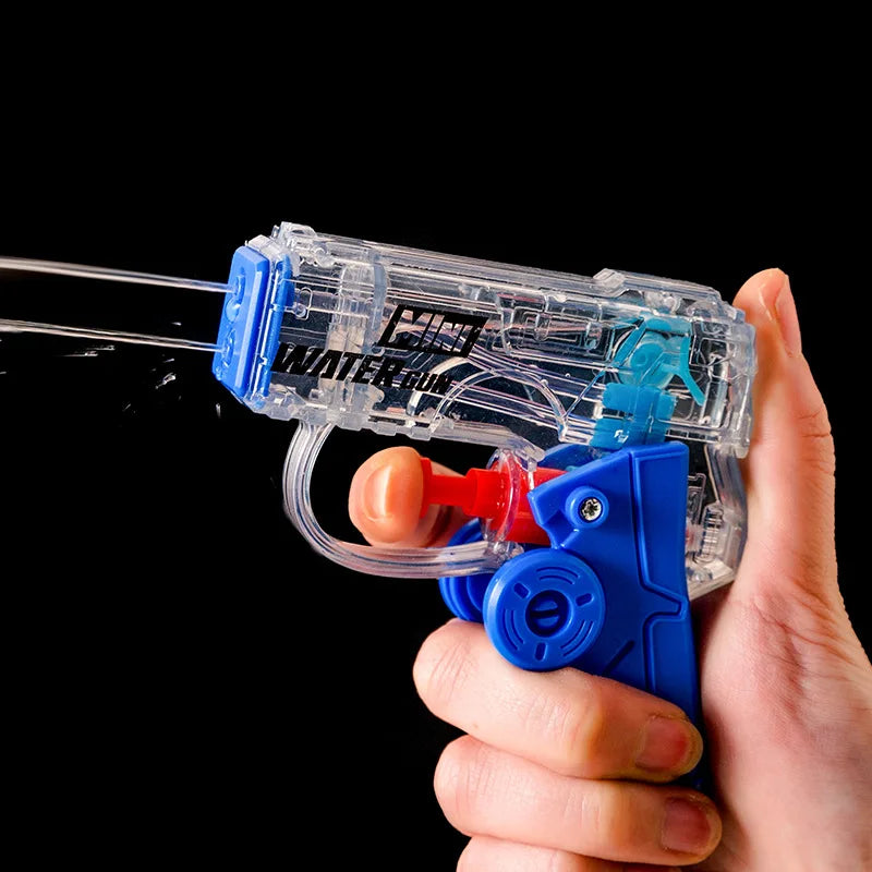 NEW Foldable Manual Water Gun Fingertip Gyroscope Fidget Toy Summer Pool Beach Shooting Games Outdoor Toys Gifts for Boys Girls
