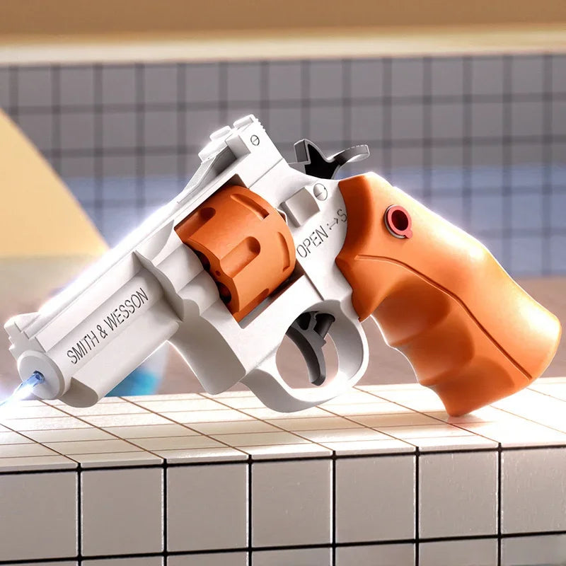Mini Water Gun Revolver Water Gun Summer Beach Water Battle Bathroom Swimm Pool Play Toy Children Repeate Water Gun Summer Gift