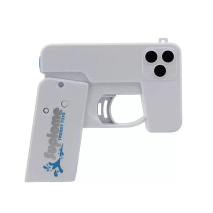 Mini folding mobile water gun portable hidden design summer water combat toy colorful plastic water gun outdoor beach pool party